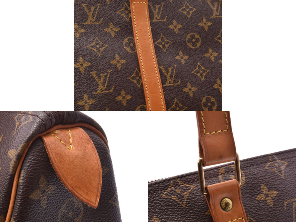 Louis Vuitton Bag Leather Shoulder Brown Monogram Flanerie - Picture 8 of 11